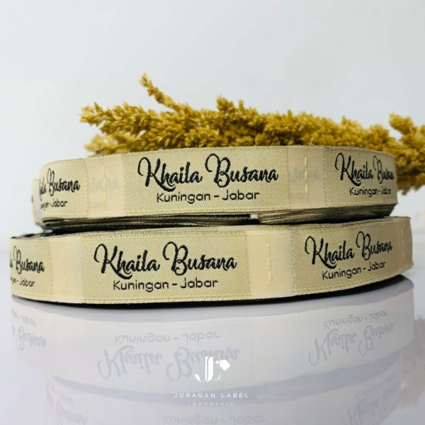 Label Woven Damask - Gambar 2